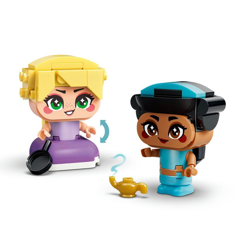 Jucarii, Copii si Bebe - Jucarii si jocuri - Seturi de constructie si cuburi - Seturi de constructie - LEGO Disney Princess Miniprintesele Jasmine si Rapunzel 43303 - Infinity.ro