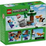 Jucarii, Copii si Bebe - Jucarii si jocuri - Seturi de constructie si cuburi - Seturi de constructie - LEGO Minecraft Aventura din Taiga a lui Steve 21583 - Infinity.ro