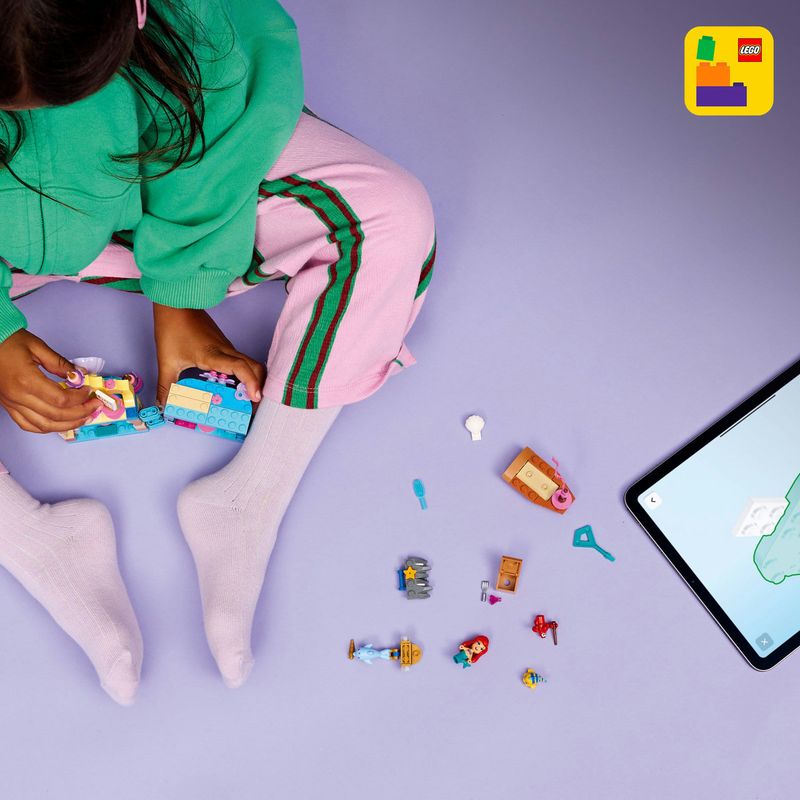 Jucarii, Copii si Bebe - Jucarii si jocuri - Seturi de constructie si cuburi - Seturi de constructie - LEGO Disney Princess Minipalatul Magic al lui Ariel 43285 - Infinity.ro
