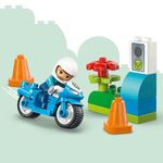 Jucarii, Copii si Bebe - Jucarii si jocuri - Seturi de constructie si cuburi - Seturi de constructie - LEGO DUPLO Orasul Meu Motocicleta Albastra de Politie 10471 - Infinity.ro