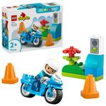 Jucarii, Copii si Bebe - Jucarii si jocuri - Seturi de constructie si cuburi - Seturi de constructie - LEGO DUPLO Orasul Meu Motocicleta Albastra de Politie 10471 - Infinity.ro
