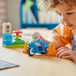 Jucarii, Copii si Bebe - Jucarii si jocuri - Seturi de constructie si cuburi - Seturi de constructie - LEGO DUPLO Orasul Meu Motocicleta Albastra de Politie 10471 - Infinity.ro