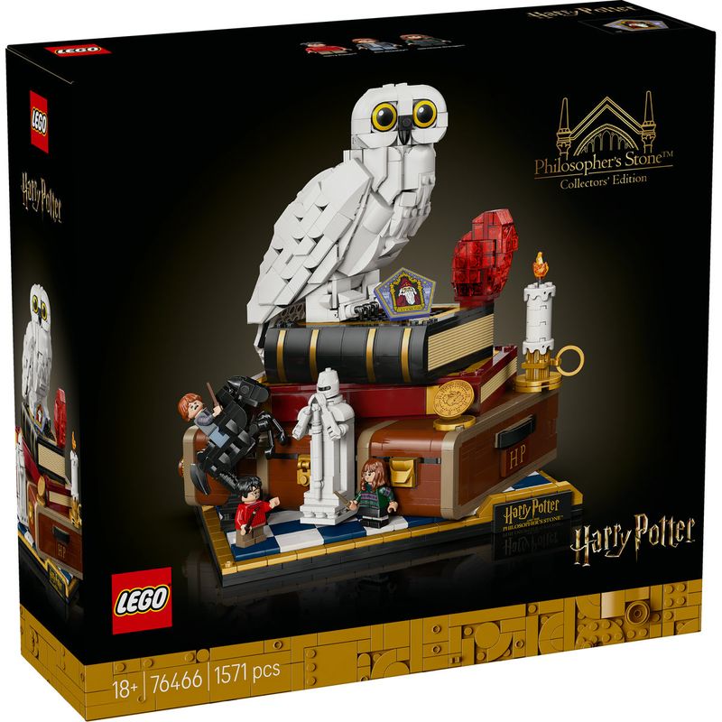 Jucarii, Copii si Bebe - Jucarii si jocuri - Seturi de constructie si cuburi - Seturi de constructie - LEGO Harry Potter Piatra Filozofala Editie de Colectie 76466 - Infinity.ro