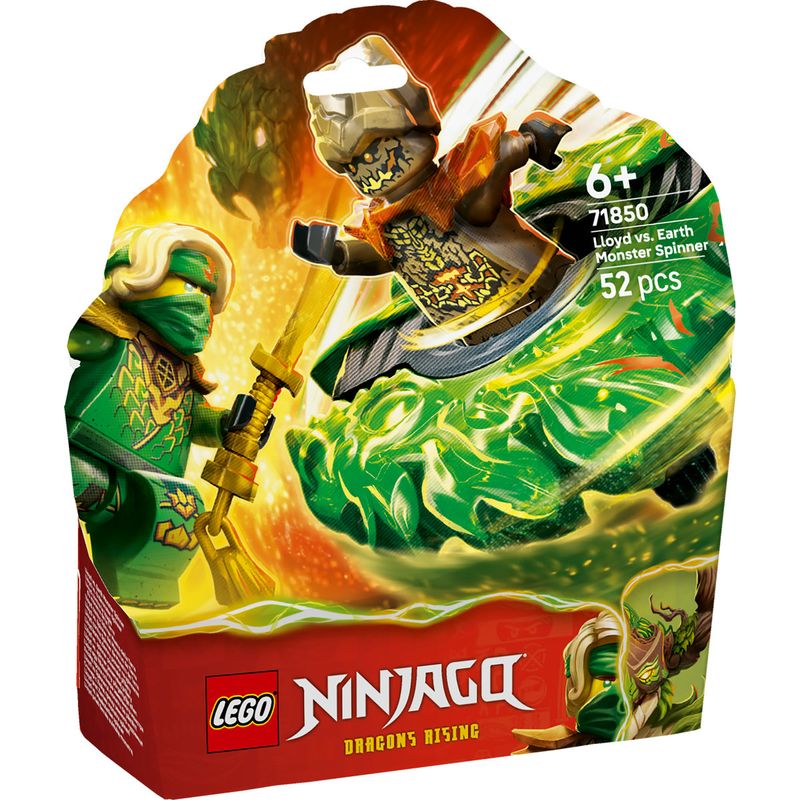 Jucarii, Copii si Bebe - Jucarii si jocuri - Seturi de constructie si cuburi - Seturi de constructie - LEGO NINJAGO Lloyd vs Spinnerul Monstru de Pamant 71850 - Infinity.ro