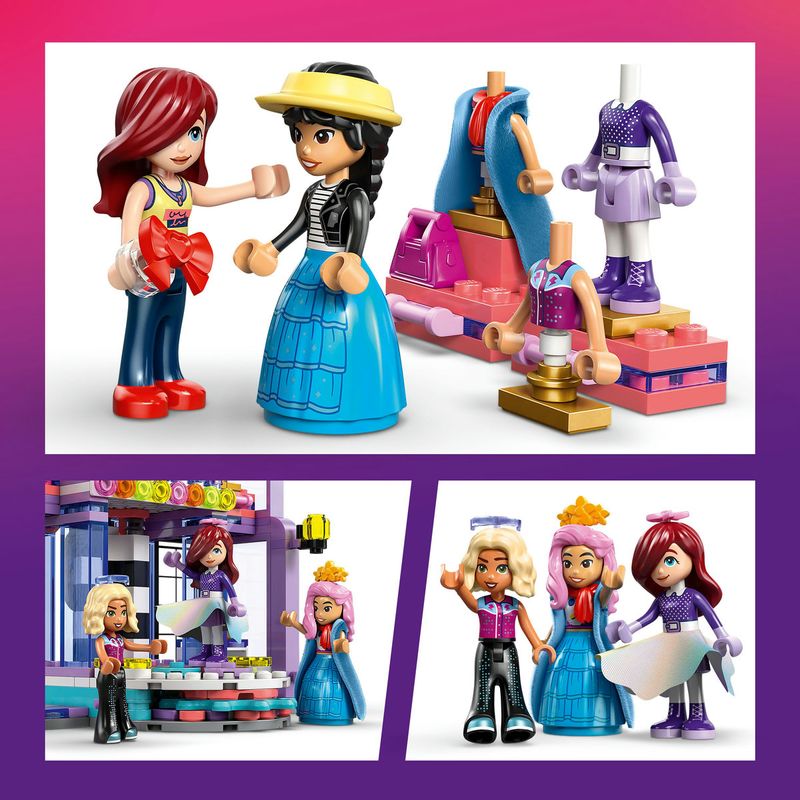 Jucarii, Copii si Bebe - Jucarii si jocuri - Seturi de constructie si cuburi - Seturi de constructie - LEGO Friends Show de moda in Orasul Heartlake 42685 - Infinity.ro
