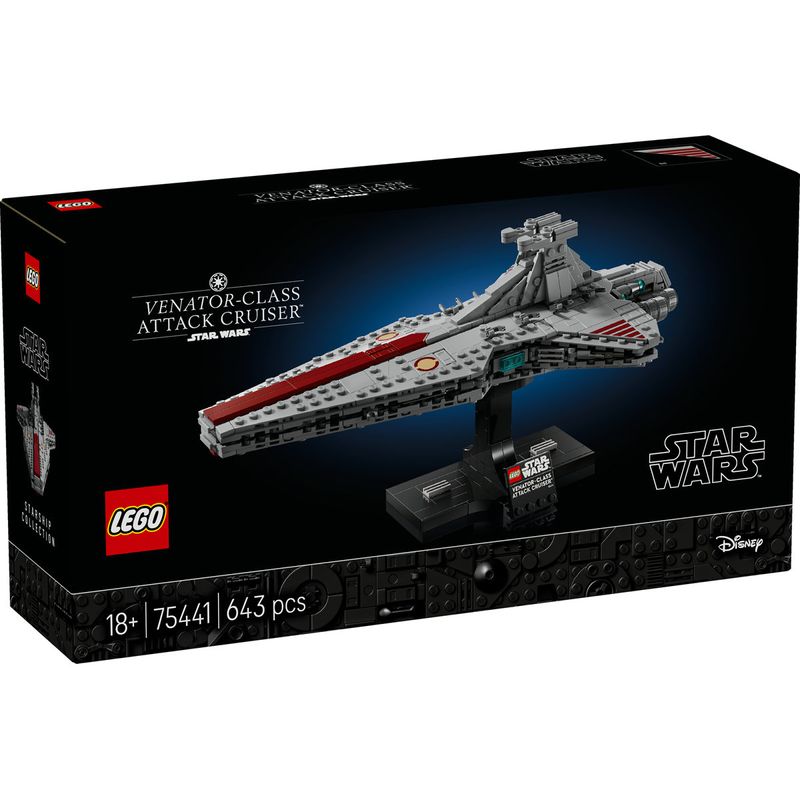 Jucarii, Copii si Bebe - Jucarii si jocuri - Seturi de constructie si cuburi - Seturi de constructie - LEGO Star Wars Crucisator de Atac Clasa Venator 75441 - Infinity.ro