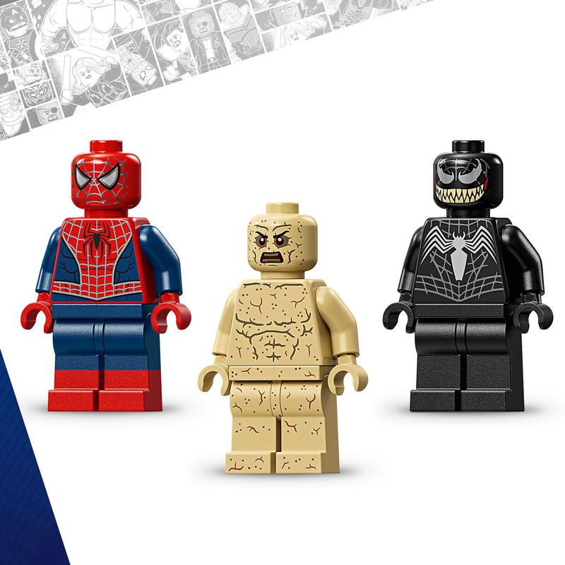 Jucarii, Copii si Bebe - Jucarii si jocuri - Seturi de constructie si cuburi - Seturi de constructie - LEGO Marvel Batalie Memorabila Omul Paianjen vs Sandman 76334 - Infinity.ro