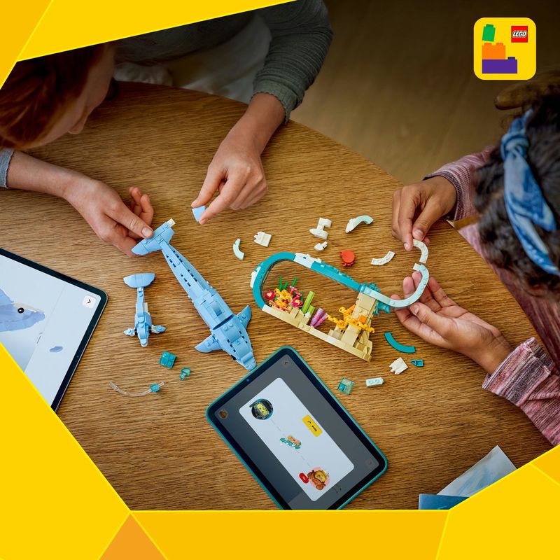 Jucarii, Copii si Bebe - Jucarii si jocuri - Seturi de constructie si cuburi - Seturi de constructie - LEGO Creator 3 in 1 Animale marine Delfini superbi 31385 - Infinity.ro