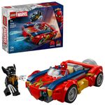 Jucarii, Copii si Bebe - Jucarii si jocuri - Seturi de constructie si cuburi - Seturi de constructie - LEGO Marvel Omul Paianjen in Masina vs Wolverine Venomizat 76336 - Infinity.ro
