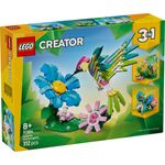 Jucarii, Copii si Bebe - Jucarii si jocuri - Seturi de constructie si cuburi - Seturi de constructie - LEGO Creator 3 in 1 Animale salbatice Colibri colorat 31384 - Infinity.ro