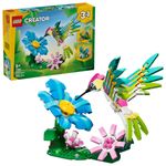 Jucarii, Copii si Bebe - Jucarii si jocuri - Seturi de constructie si cuburi - Seturi de constructie - LEGO Creator 3 in 1 Animale salbatice Colibri colorat 31384 - Infinity.ro
