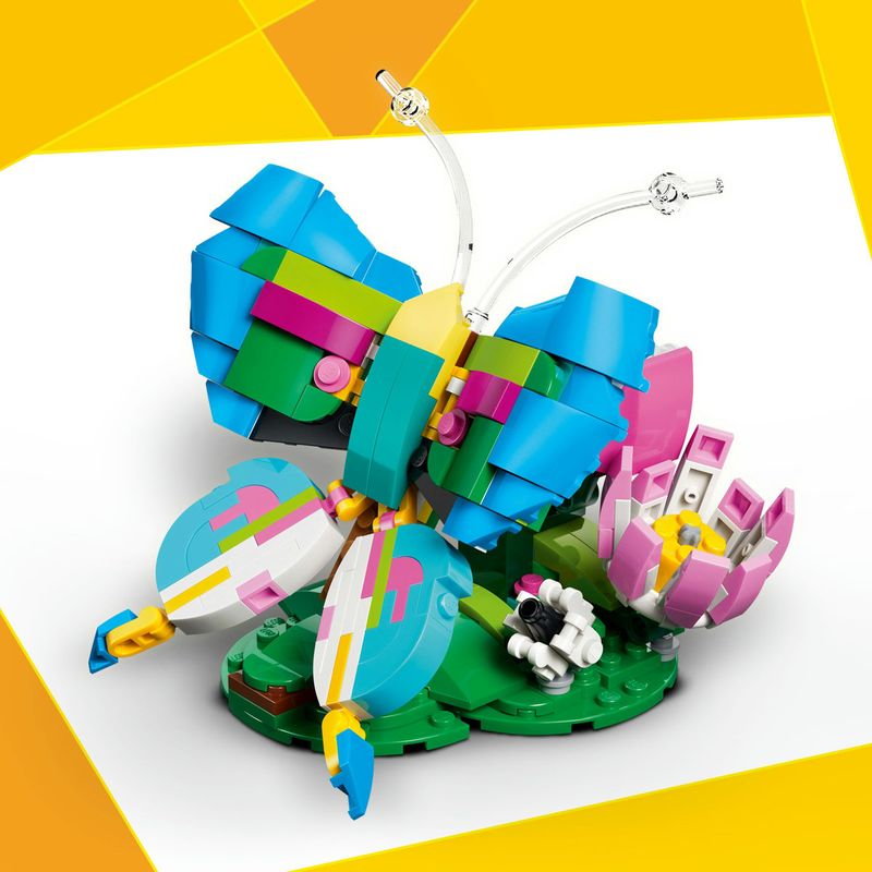 Jucarii, Copii si Bebe - Jucarii si jocuri - Seturi de constructie si cuburi - Seturi de constructie - LEGO Creator 3 in 1 Animale salbatice Colibri colorat 31384 - Infinity.ro
