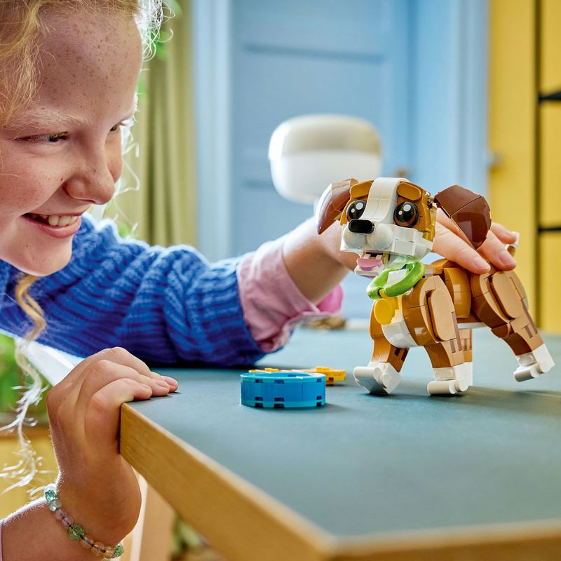 Jucarii, Copii si Bebe - Jucarii si jocuri - Seturi de constructie si cuburi - Seturi de constructie - LEGO Creator 3 in 1 Animale adorabile Catelus jucaus 31382 - Infinity.ro