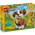 Jucarii, Copii si Bebe - Jucarii si jocuri - Seturi de constructie si cuburi - Seturi de constructie - LEGO Creator 3 in 1 Animale adorabile Catelus jucaus 31382 - Infinity.ro