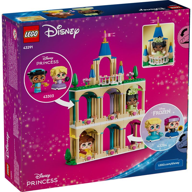 Jucarii, Copii si Bebe - Jucarii si jocuri - Seturi de constructie si cuburi - Seturi de constructie - LEGO Disney Princess Miniprintesele Belle si Tiana la Castel 43291 - Infinity.ro