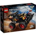 Jucarii, Copii si Bebe - Jucarii si jocuri - Seturi de constructie si cuburi - Seturi de constructie - LEGO Technic Monster Jam Grave Digger Foc si gheata 42219 - Infinity.ro