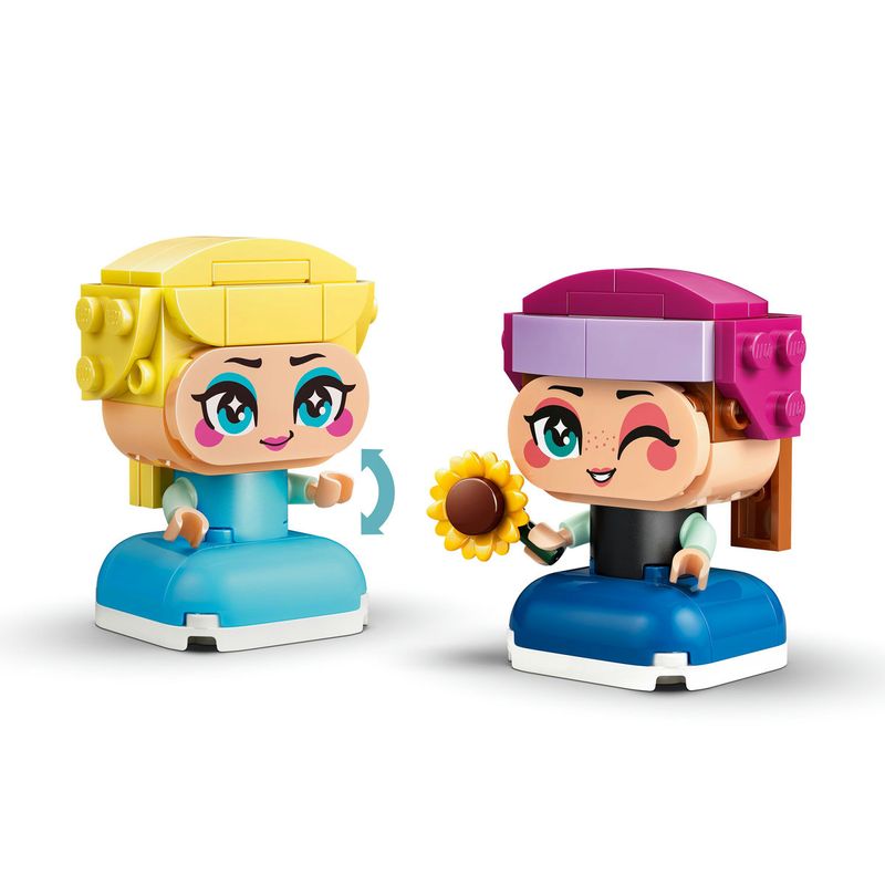 Jucarii, Copii si Bebe - Jucarii si jocuri - Seturi de constructie si cuburi - Seturi de constructie - LEGO Disney Regatul de Gheata Miniprintesele Anna si Elsa 43284 - Infinity.ro