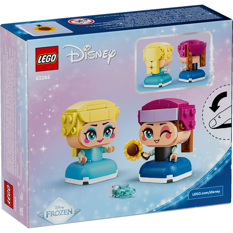 Jucarii, Copii si Bebe - Jucarii si jocuri - Seturi de constructie si cuburi - Seturi de constructie - LEGO Disney Regatul de Gheata Miniprintesele Anna si Elsa 43284 - Infinity.ro