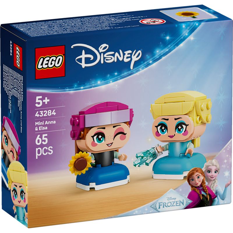 Jucarii, Copii si Bebe - Jucarii si jocuri - Seturi de constructie si cuburi - Seturi de constructie - LEGO Disney Regatul de Gheata Miniprintesele Anna si Elsa 43284 - Infinity.ro