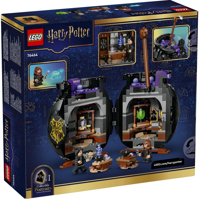 Jucarii, Copii si Bebe - Jucarii si jocuri - Seturi de constructie si cuburi - Seturi de constructie - LEGO Harry Potter Cazanul Magic Sala de Clase cu Potiuni 76464 - Infinity.ro