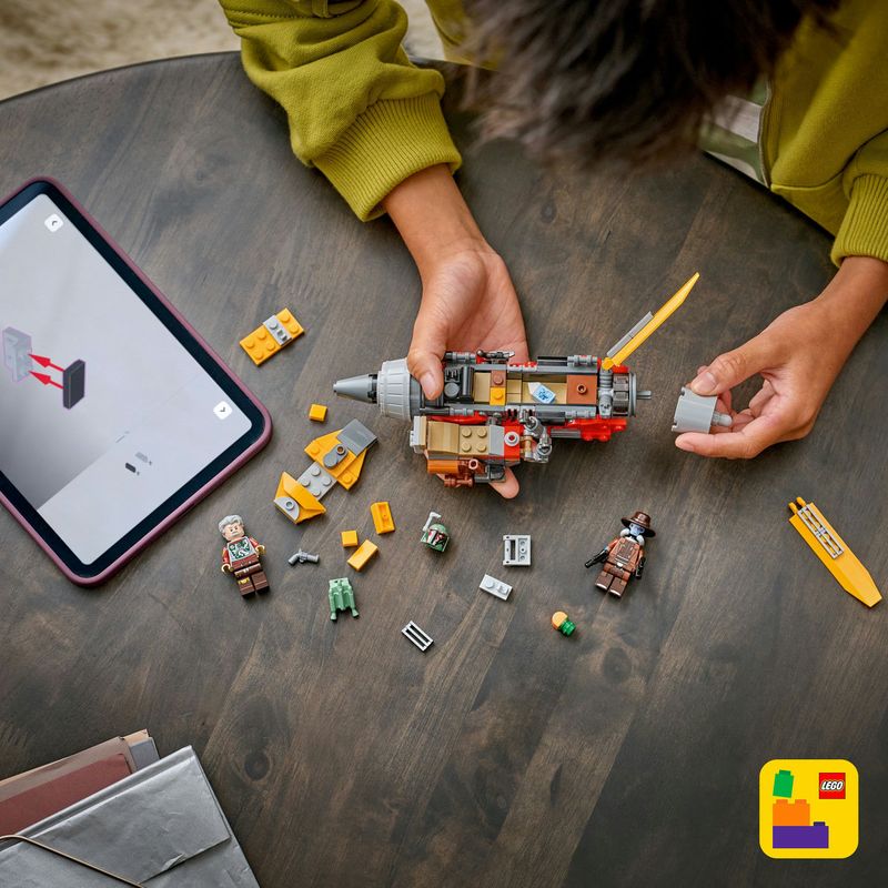 Jucarii, Copii si Bebe - Jucarii si jocuri - Seturi de constructie si cuburi - Seturi de constructie - LEGO Star Wars Speederul lui Cobb Vanth vs Cad Bane 75437 - Infinity.ro