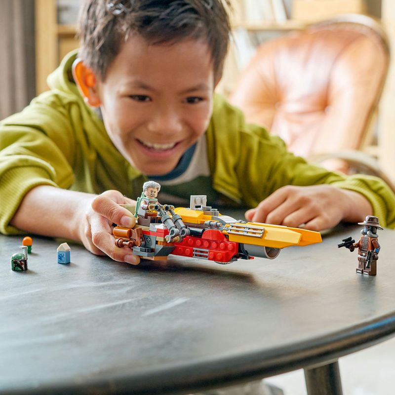 Jucarii, Copii si Bebe - Jucarii si jocuri - Seturi de constructie si cuburi - Seturi de constructie - LEGO Star Wars Speederul lui Cobb Vanth vs Cad Bane 75437 - Infinity.ro