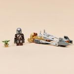 Jucarii, Copii si Bebe - Jucarii si jocuri - Seturi de constructie si cuburi - Seturi de constructie - LEGO Star Wars Motocicleta Rapida a lui Mandalorian si Grogu 75436 - Infinity.ro
