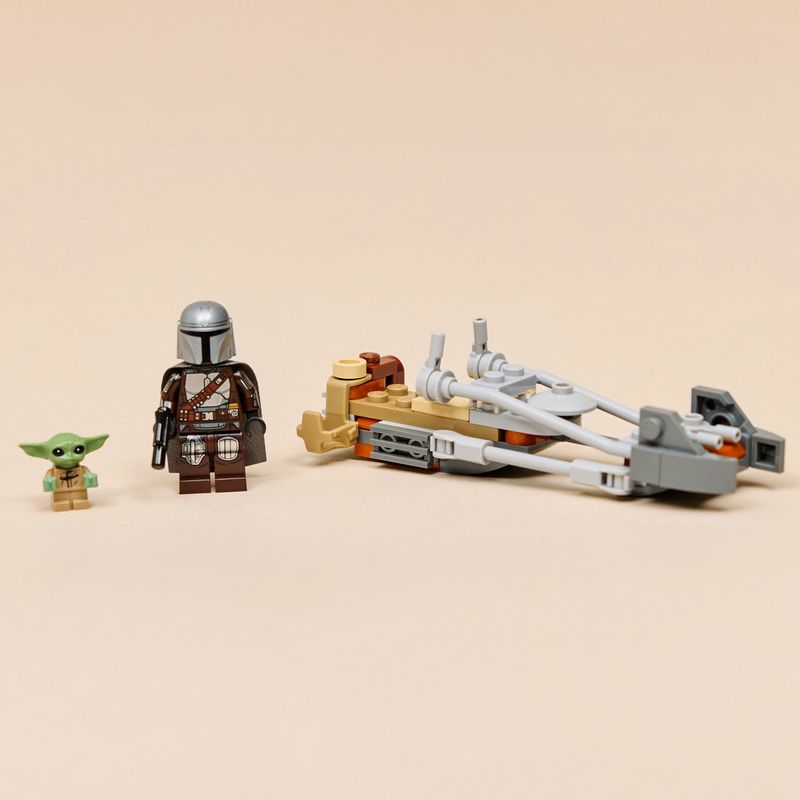 Jucarii, Copii si Bebe - Jucarii si jocuri - Seturi de constructie si cuburi - Seturi de constructie - LEGO Star Wars Motocicleta Rapida a lui Mandalorian si Grogu 75436 - Infinity.ro