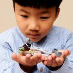 Jucarii, Copii si Bebe - Jucarii si jocuri - Seturi de constructie si cuburi - Seturi de constructie - LEGO Star Wars Motocicleta Rapida a lui Mandalorian si Grogu 75436 - Infinity.ro