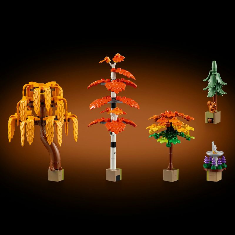 Jucarii, Copii si Bebe - Jucarii si jocuri - Seturi de constructie si cuburi - Seturi de constructie - LEGO Icons Gradina de Cabana Toamna 11372 - Infinity.ro