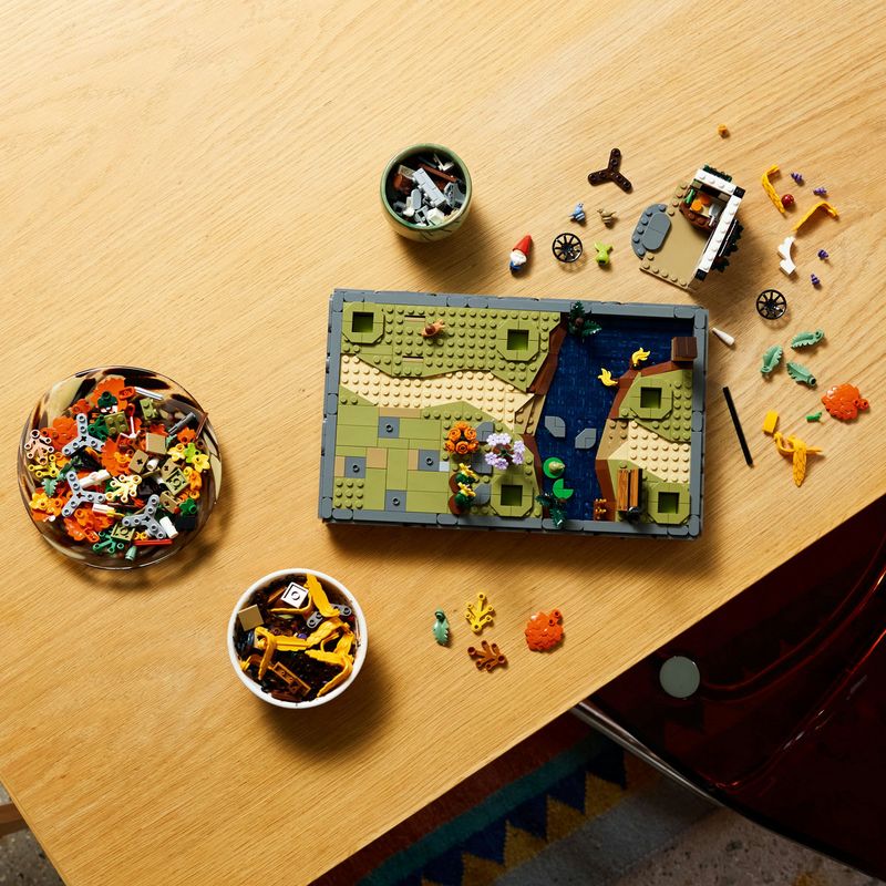Jucarii, Copii si Bebe - Jucarii si jocuri - Seturi de constructie si cuburi - Seturi de constructie - LEGO Icons Gradina de Cabana Toamna 11372 - Infinity.ro