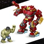 Jucarii, Copii si Bebe - Jucarii si jocuri - Seturi de constructie si cuburi - Seturi de constructie - LEGO Marvel Batalie Memorabila Hulkbuster vs Hulk 76343 - Infinity.ro