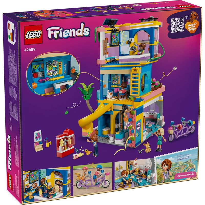 Jucarii, Copii si Bebe - Jucarii si jocuri - Seturi de constructie si cuburi - Seturi de constructie - LEGO Friends Clubul prietenilor din orasul Heartlake 42689 - Infinity.ro