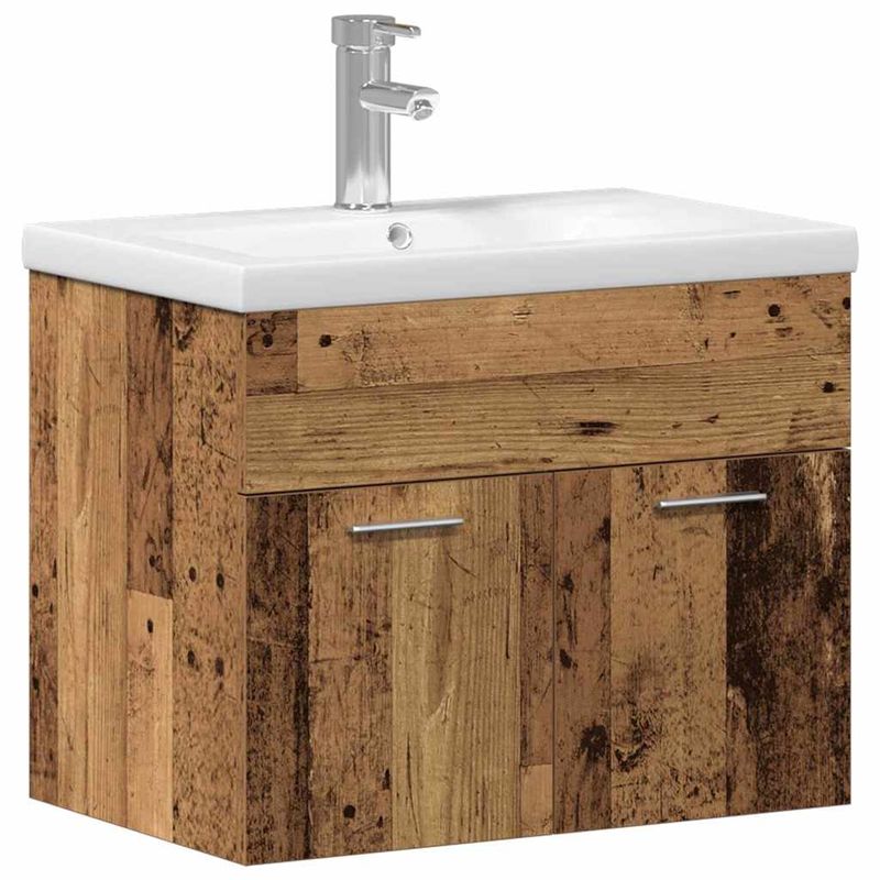 Casa si Gradina - Mobilier - Seturi de mobilier - Seturi baie - Set de mobilier pentru baie Pe perete cu usa Lemn compozit - Infinity.ro
