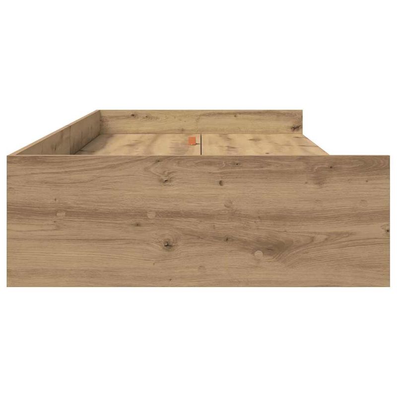 Casa si Gradina - Mobilier - Paturi si accesorii - Paturi - Cadru de pat Stejar Artizanal 70 x 190 cm Lemn compozit - Infinity.ro