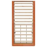 Casa si Gradina - Mobilier - Paturi si accesorii - Paturi - Cadru de pat Maroniu cerat 80 x 200 cm Lemn de pin masiv - Infinity.ro