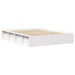 Casa si Gradina - Mobilier - Paturi si accesorii - Paturi - Cadru de pat Alb 135 x 190 cm Lemn de pin masiv - Infinity.ro