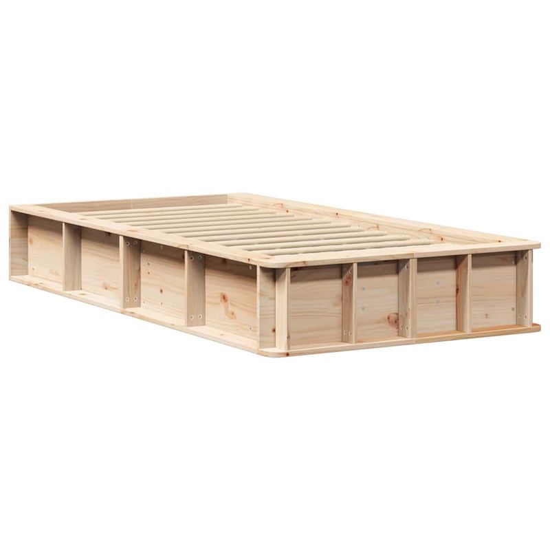 Casa si Gradina - Mobilier - Paturi si accesorii - Paturi - Cadru de pat Maro 90 x 200 cm Lemn de pin masiv - Infinity.ro