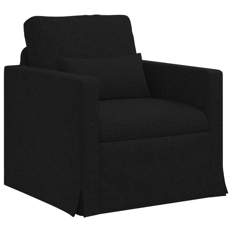 Casa si Gradina - Mobilier - Canapele si coltare - Canapele - Canapea 180cm 2 pcs Negru Metal - Infinity.ro