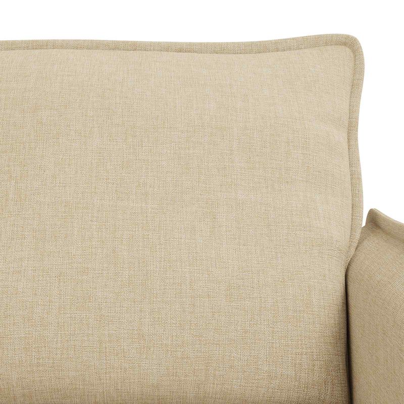 Casa si Gradina - Mobilier - Canapele si coltare - Canapele - Canapea 180cm 2 pcs Crem Metal - Infinity.ro
