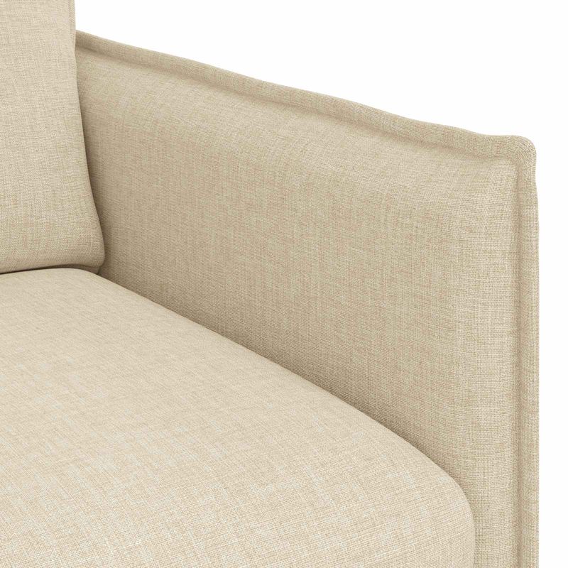 Casa si Gradina - Mobilier - Canapele si coltare - Canapele - Canapea 180cm 2 pcs Crem Metal - Infinity.ro