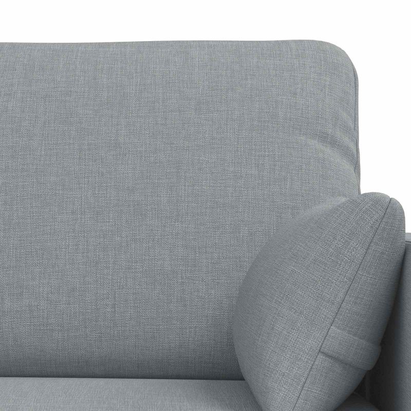 Casa si Gradina - Mobilier - Canapele si coltare - Canapele - Canapea 120cm 2 pcs Gri deschis Metal - Infinity.ro
