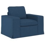 Casa si Gradina - Mobilier - Canapele si coltare - Canapele - Canapea 140cm 2 pcs albastru Metal - Infinity.ro