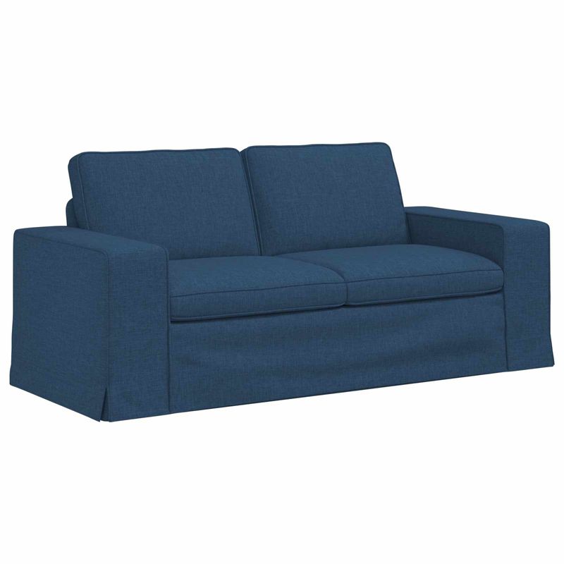 Casa si Gradina - Mobilier - Canapele si coltare - Canapele - Canapea 140cm 2 pcs albastru Metal - Infinity.ro