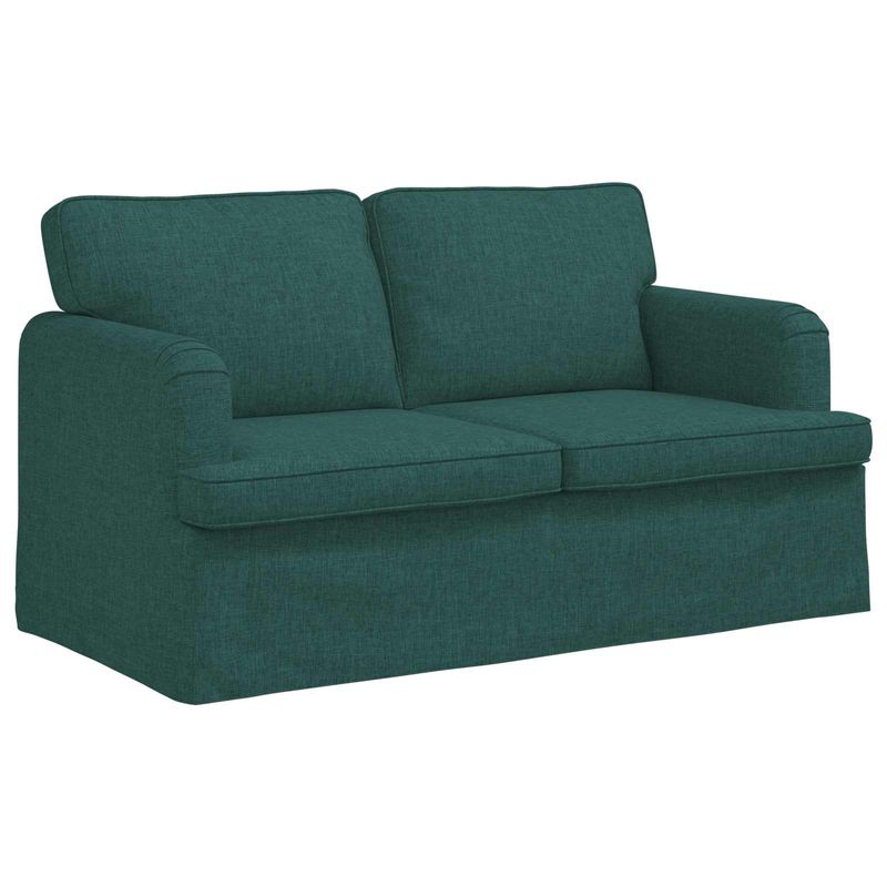 Casa si Gradina - Mobilier - Canapele si coltare - Canapele - Canapea 120cm 2 pcs Verde inchis Metal - Infinity.ro