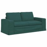 Casa si Gradina - Mobilier - Canapele si coltare - Canapele - Canapea 140cm 2 pcs Verde inchis Metal - Infinity.ro