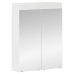 Casa si Gradina - Mobilier - Mobilier baie - Corpuri baie - Set de mobilier pentru baie TULUM Alb lucios Lemn compozit - Infinity.ro