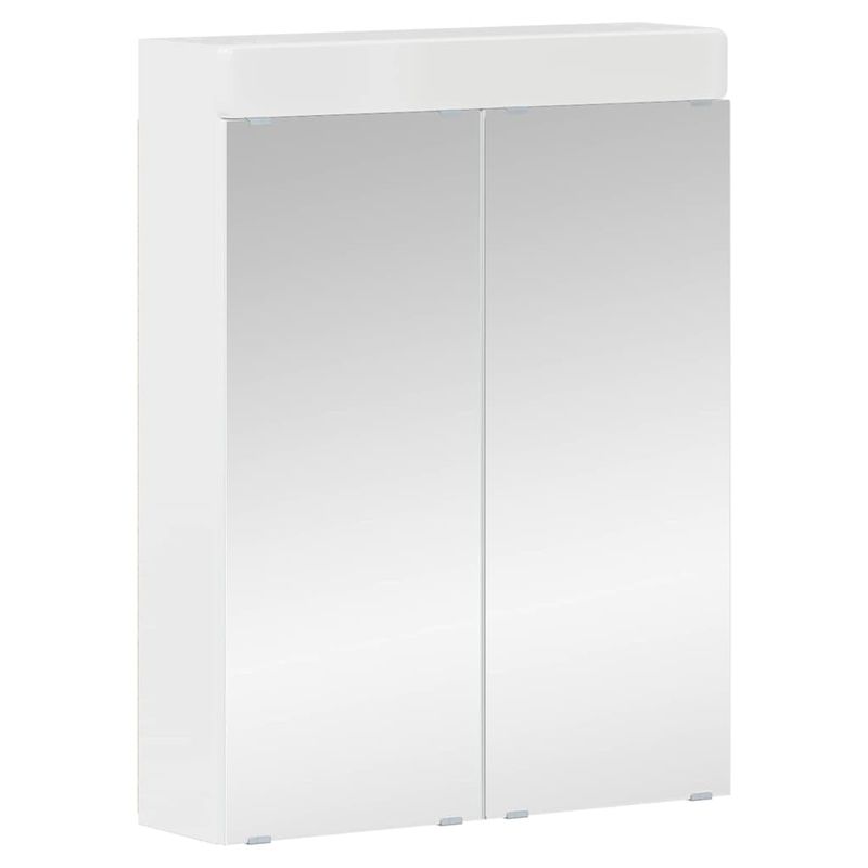 Casa si Gradina - Mobilier - Mobilier baie - Corpuri baie - Set de mobilier pentru baie TULUM Alb lucios Lemn compozit - Infinity.ro