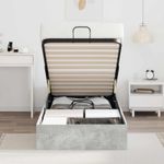 Casa si Gradina - Mobilier - Paturi si accesorii - Paturi - Cadru de pat otoman Gri din beton 203 x 80,5 x 25 cm - Infinity.ro