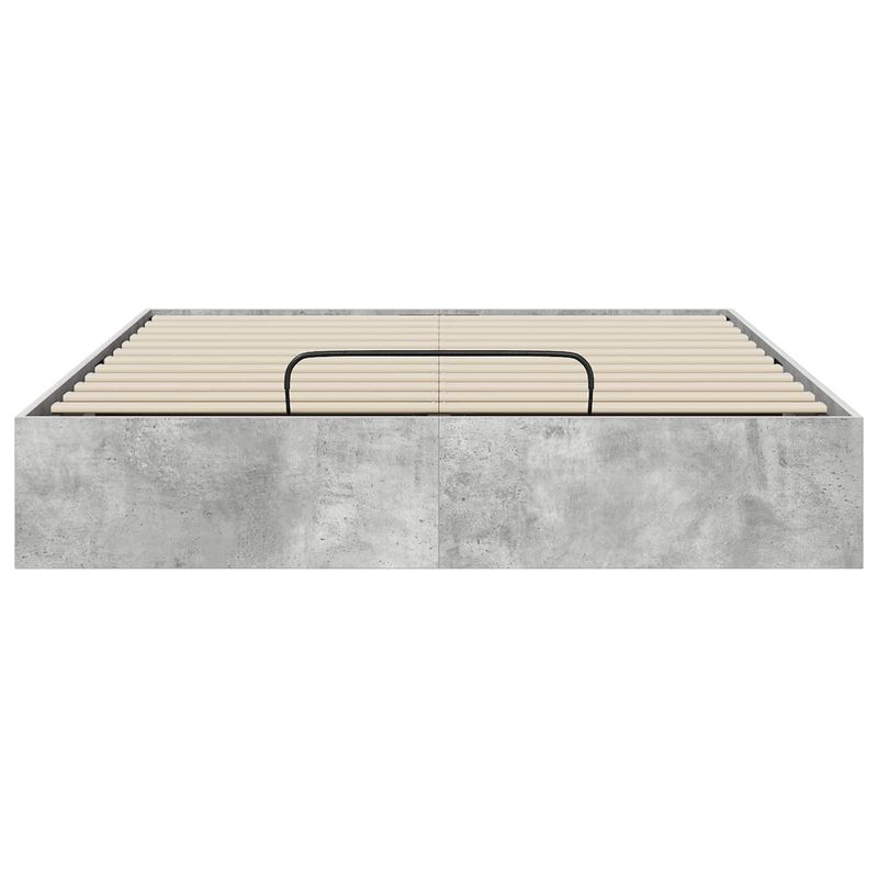 Casa si Gradina - Mobilier - Paturi si accesorii - Paturi - Cadru de pat otoman Gri din beton 193 x 120 x 25 cm - Infinity.ro